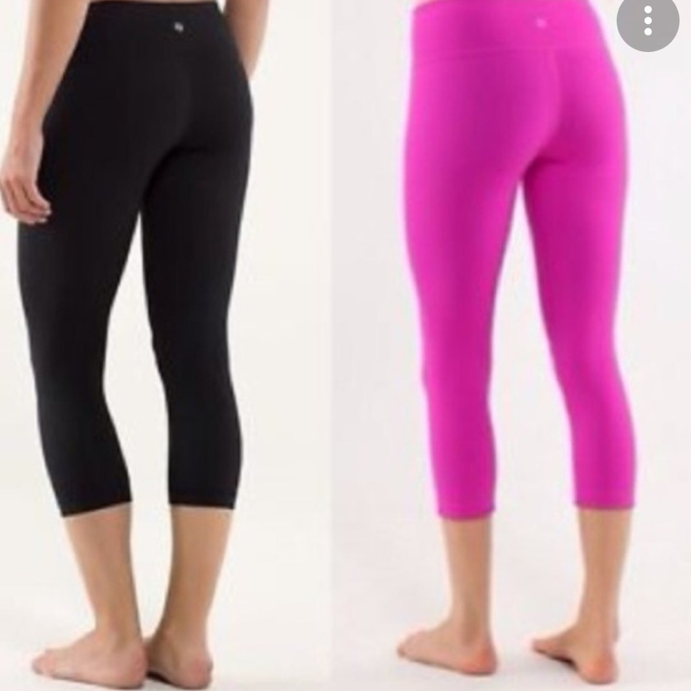 Lululemon Wunder Under Crop Reversible